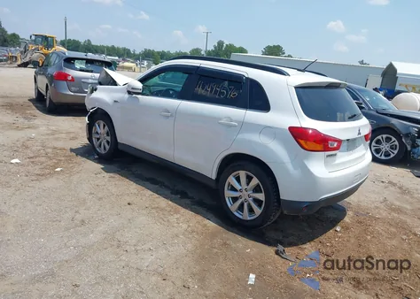 2015 Mitsubishi Outlander Sport Gt from USA, damaged, VIN 4A4AP4AW5FE055767